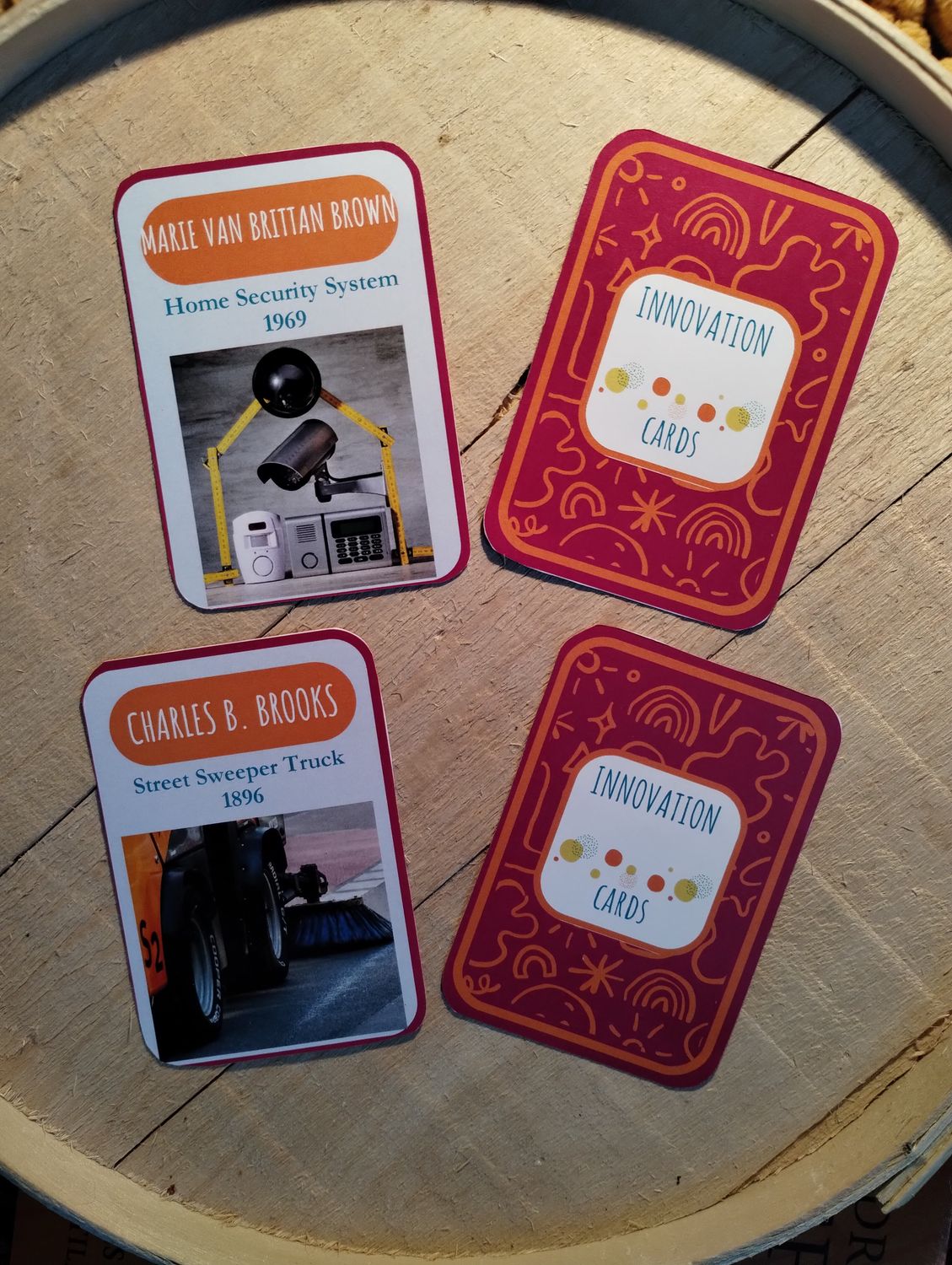 African American Inventor Cards - Laminated Cards