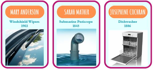 Women Inventor  Laminated Cards