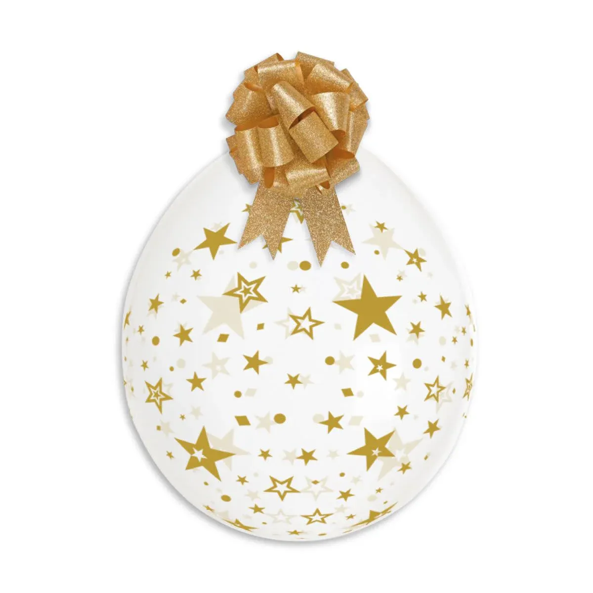 G18: #001 Gold Star Stuffing Printed Balloons 921625