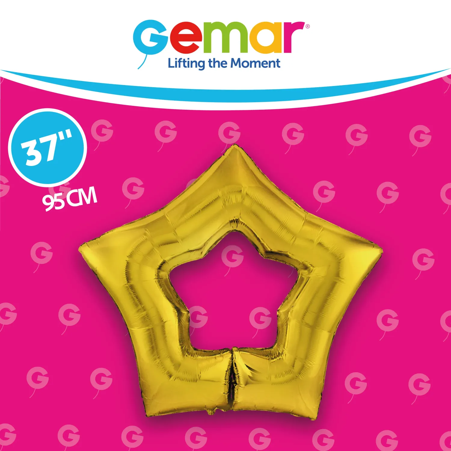 Gold  Hole Star 174670 37"