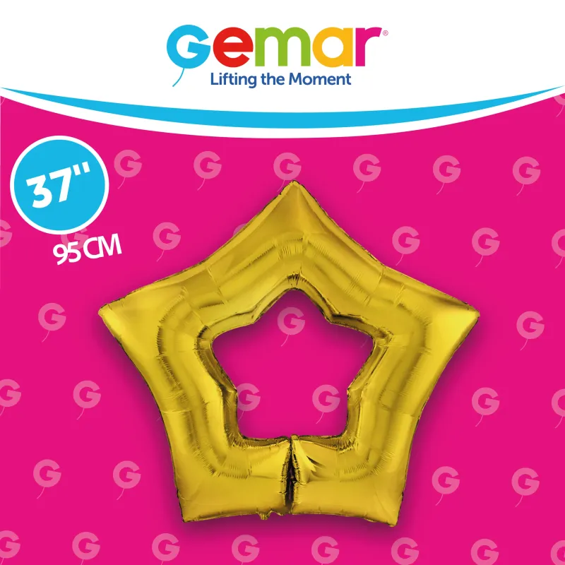 Gold  Hole Star 174670 37"