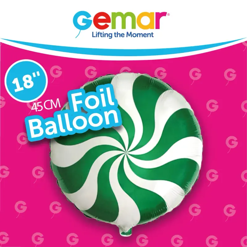 Green Round Candy 174472 18"
