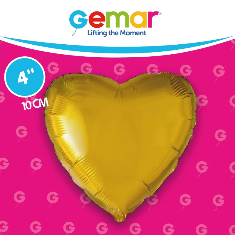 Gold Heart 173925 4"