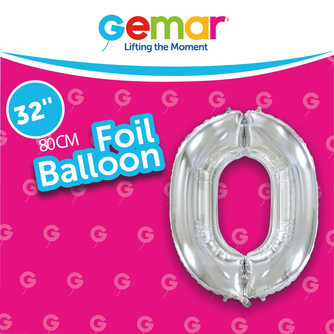 Number 0 Silver 171501 32"