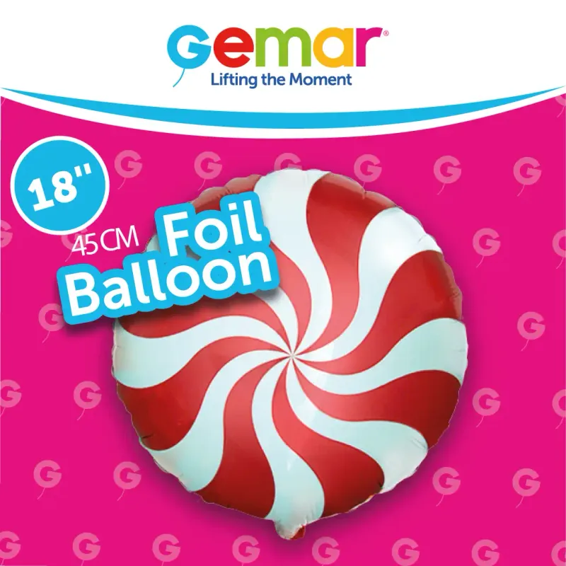Red Round Candy 174410 18"