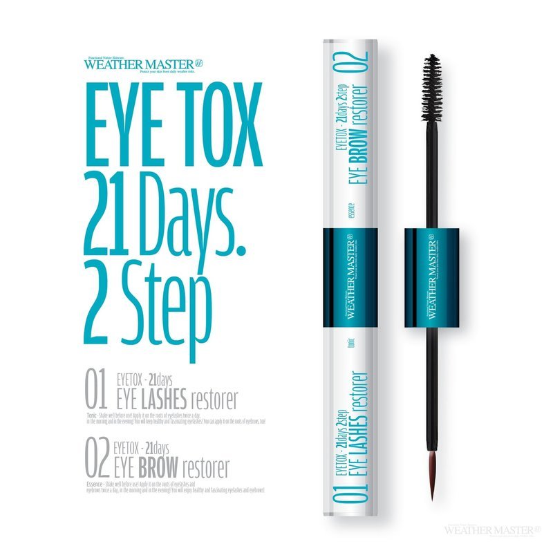 EYE TOX 21Days 2Step -EYE Lashes + EYE Brow restorer