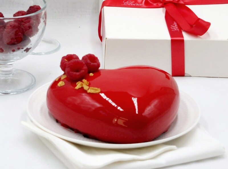 Mousse srdičko (dort na míru)