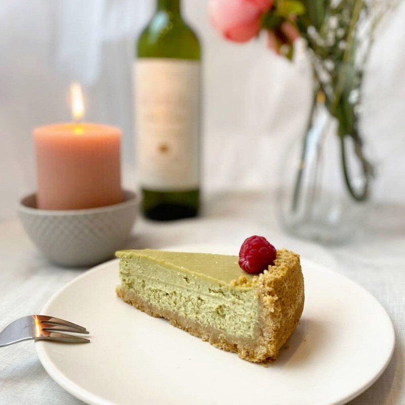 Pistaciový cheesecake