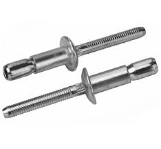 Steel Zinc Oval Head Solid Rivets 3/32"X1/8" OHSR332180-100pcs 