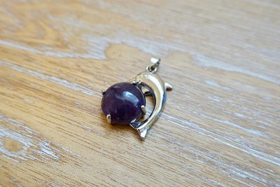 All Healer Dolphin Pendant &amp; Necklace | Amethyst