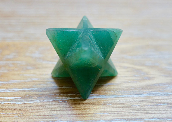 Money Magnet | Merkaba Star Point | Green Aventurine