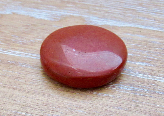 Fairness &amp; Justice | Polished Disc Stone | Red Jasper Stone