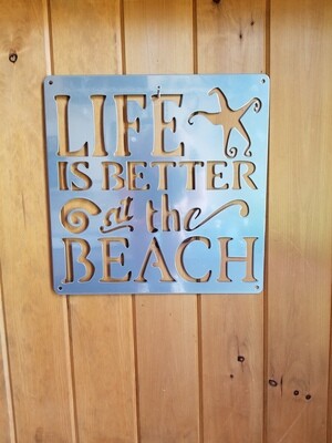 16&quot; x 16&quot; At The Beach