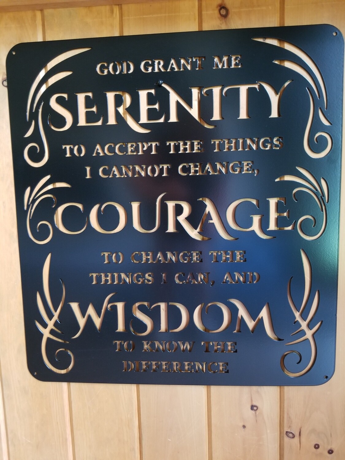 22&quot; x 23.5&quot; Serenity Prayer