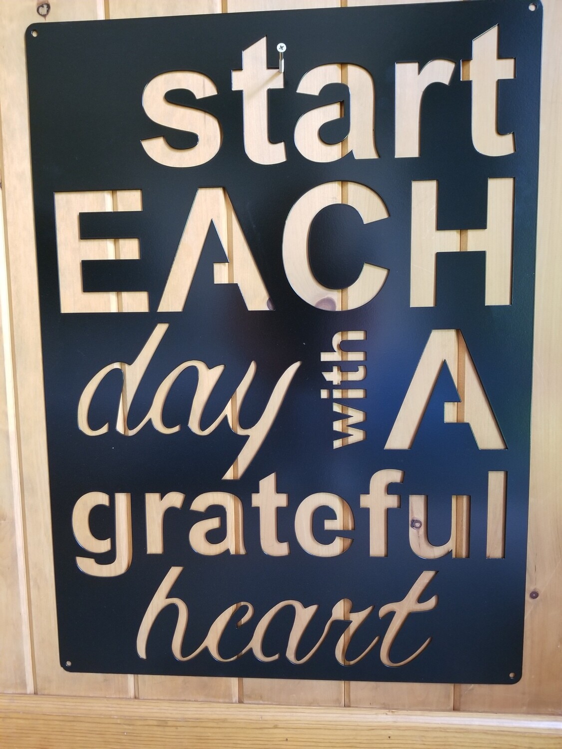 22&quot; x 30&quot; Start Each Day