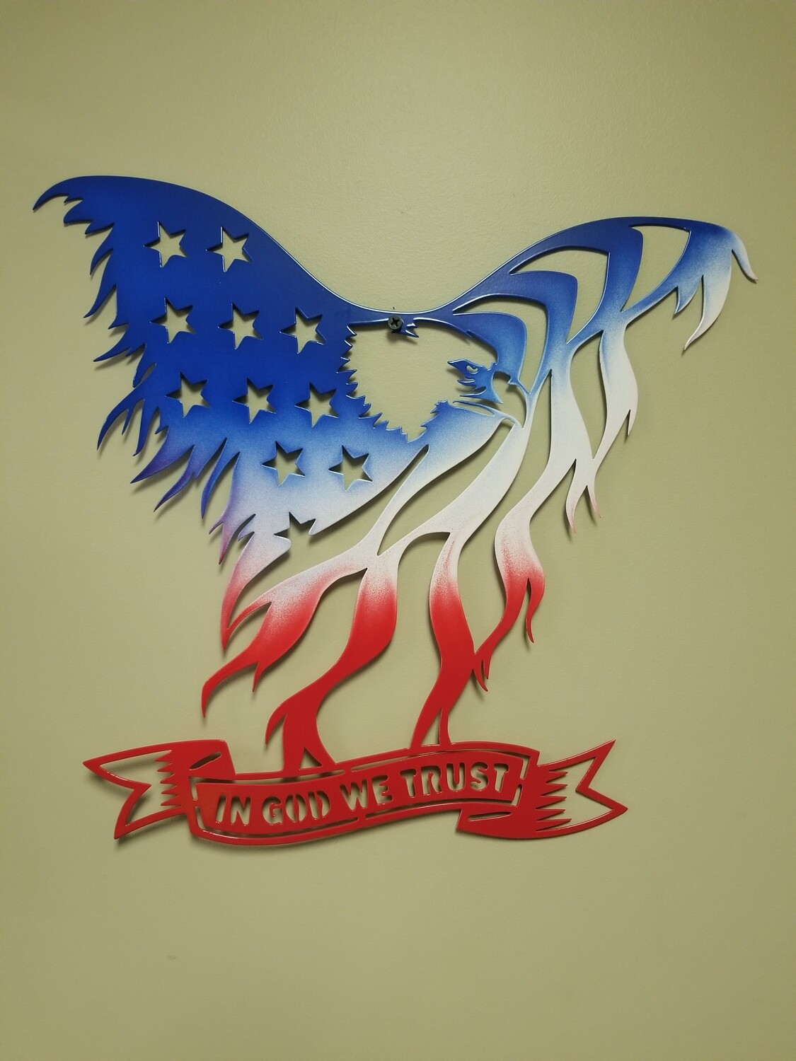 21&quot; x 23&quot; In God We Trust Eagle