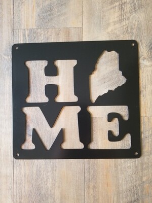 12&quot; x 13&quot; Home State Sign
