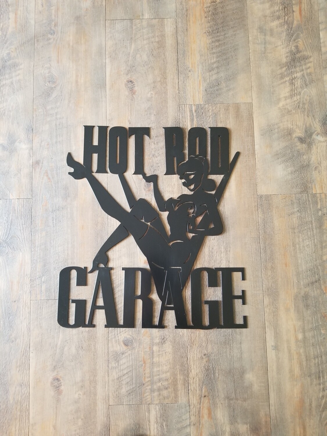 17.5&quot; x 19.5&quot; Hot Rod Garage