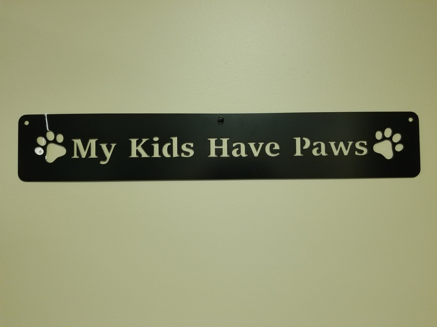 4&quot; x 24&quot; My Kids Have Paws