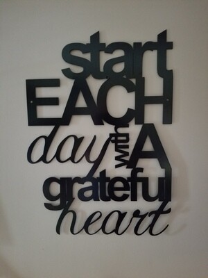 17&quot; x 24&quot; Start Each Day