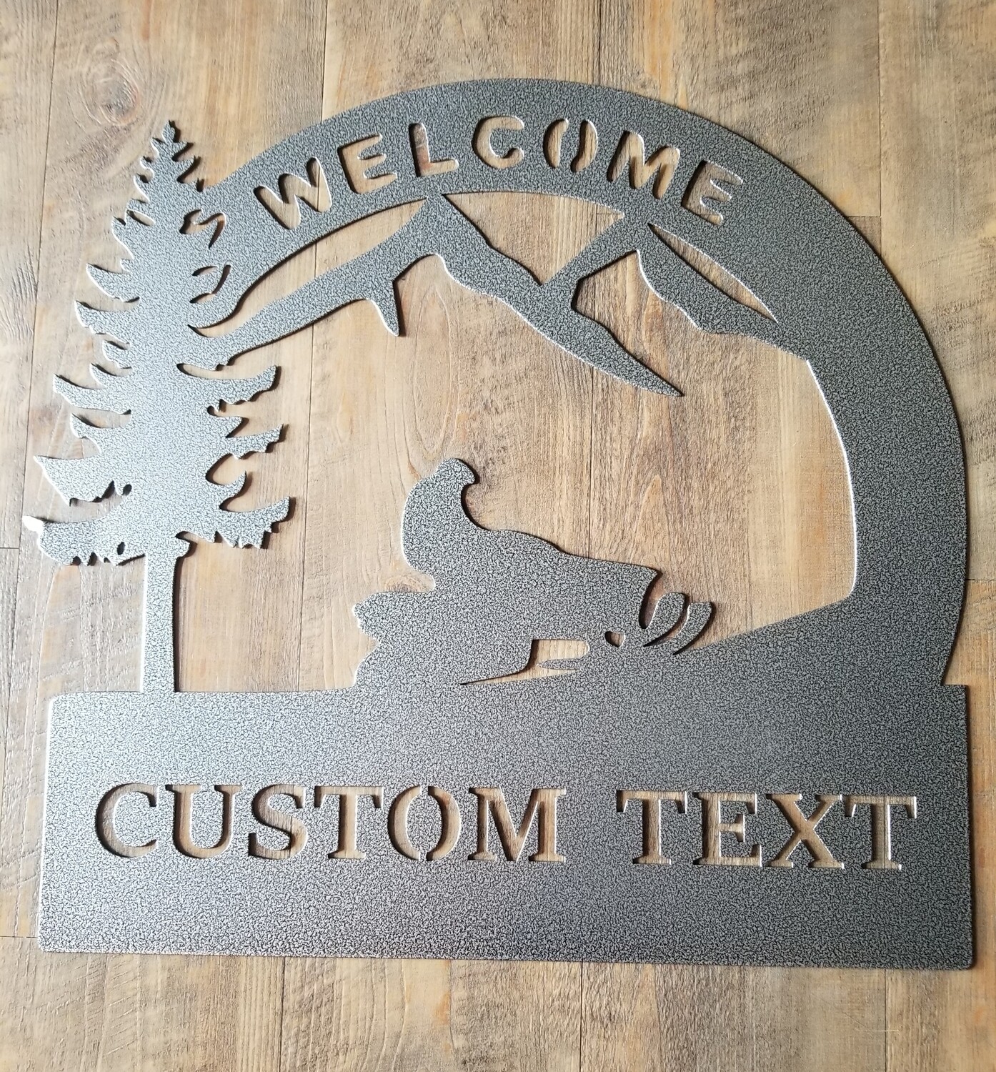 22.5&quot; x 23.5&quot; Snow Sled Welcome
