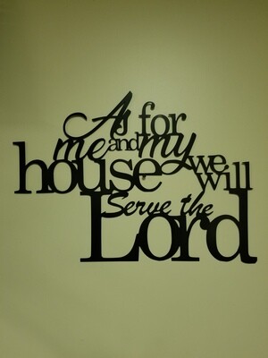 As For Me and My House