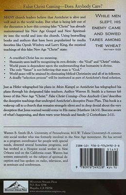False Christ Coming - Does Anybody Care?
