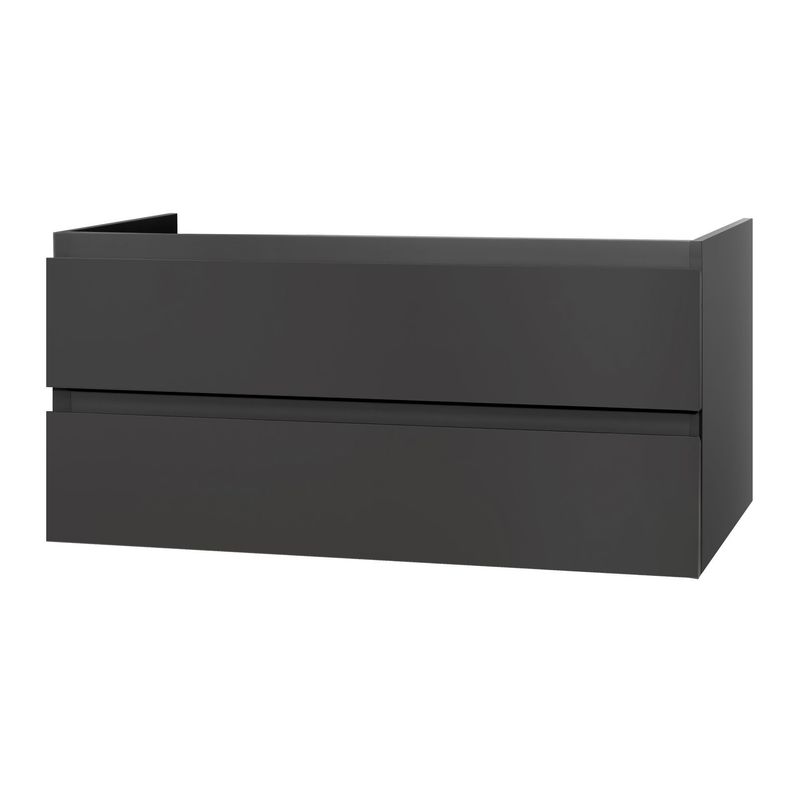 SALLY MEUBLE SOUS-PLAN (120CM) - GRIS MAT
