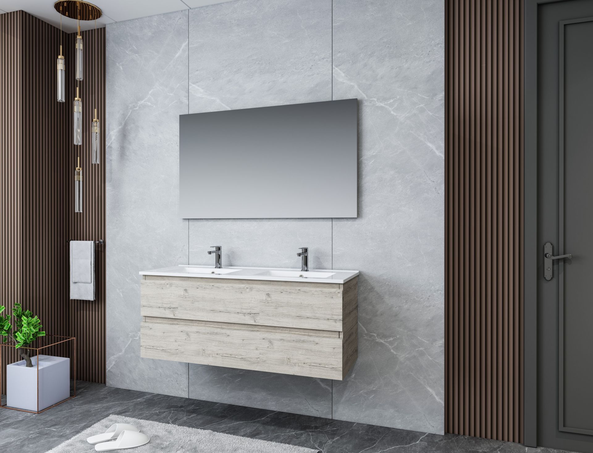 MEUBLE SOUS-PLAN (120CM) - BOIS CLAIR