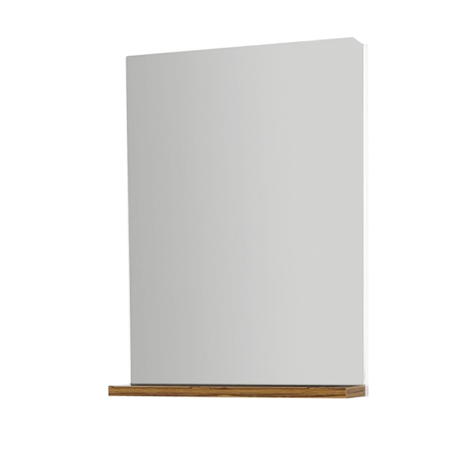ELMAS MIROIR AVEC TABLETTE (44X54.5X8.2CM) - MARRON