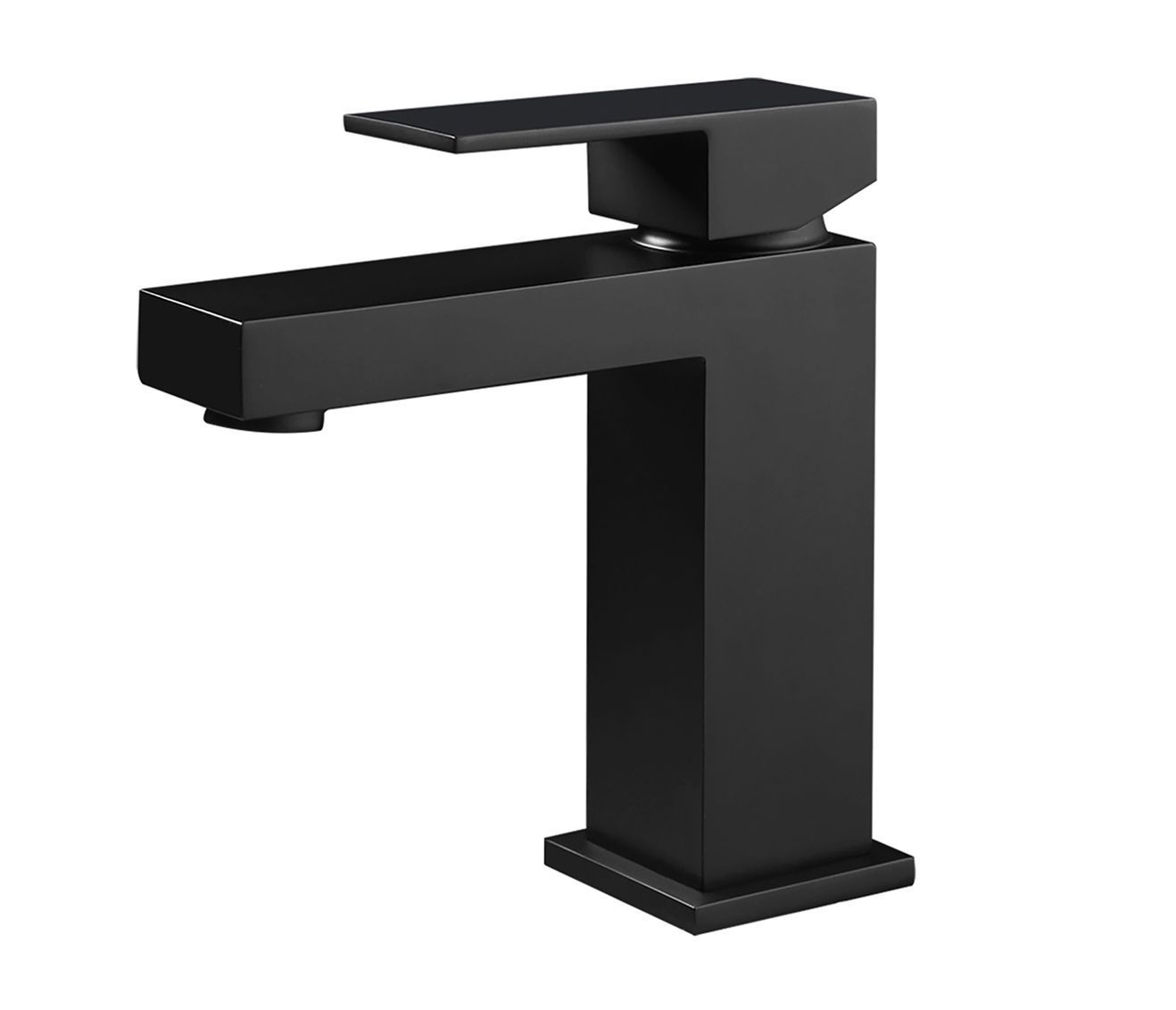 CHAN MITIGEUR DE LAVABO CARRÃ‰ - NOIR MAT