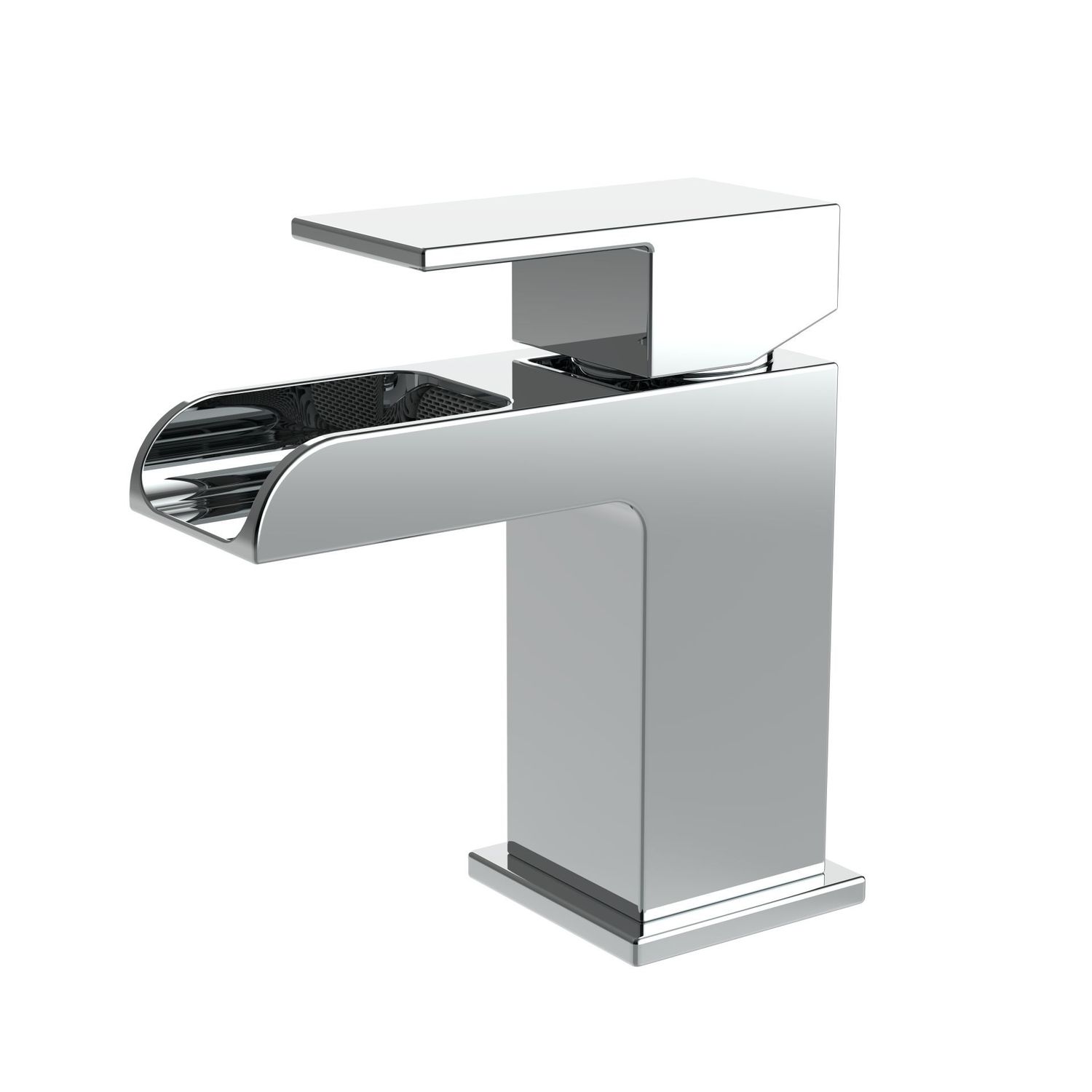 SQUARE MITIGEUR DE LAVABO EN CASCADE - CHROME