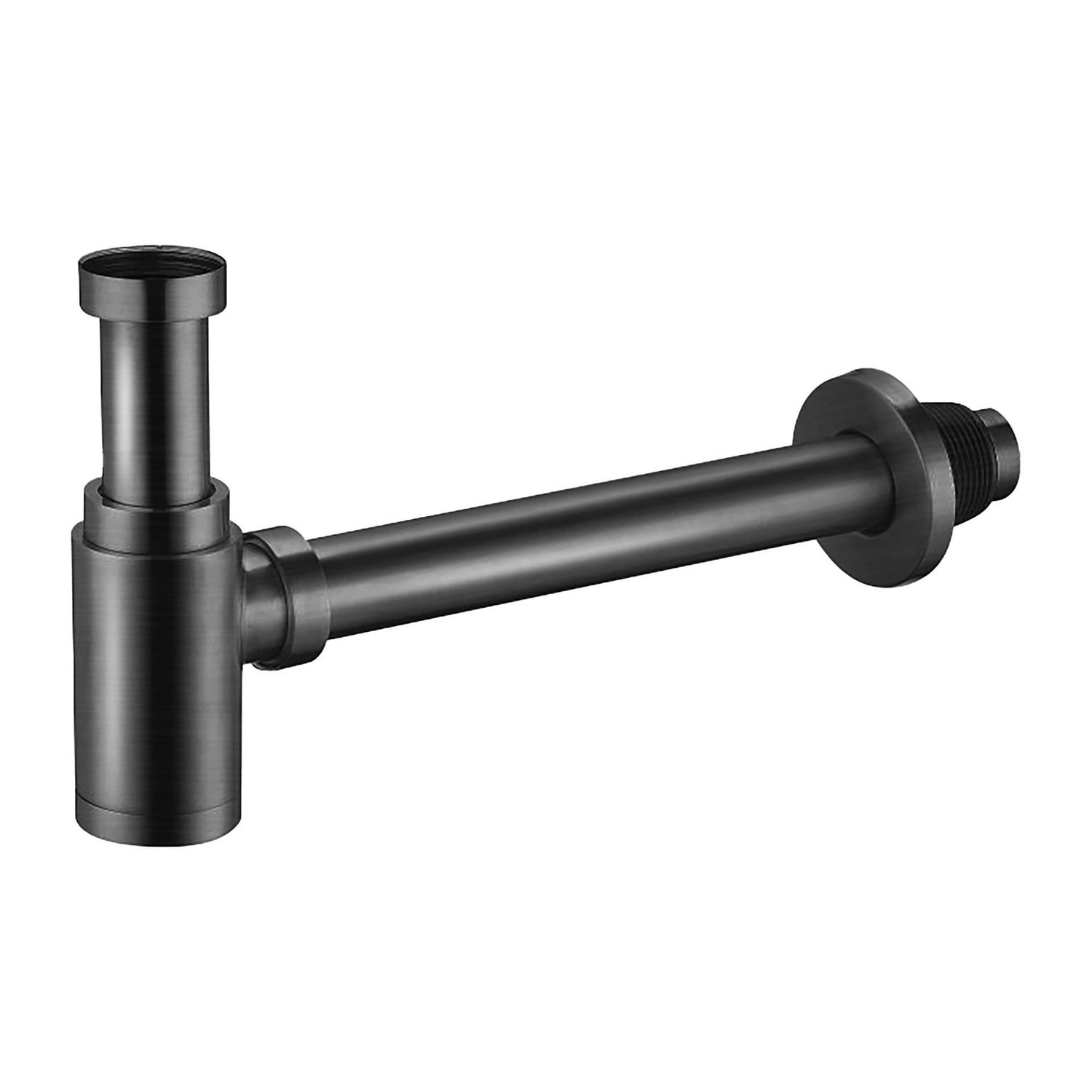DESIGN SIPHON LAVABO EN LAITON 5/4 (33CM) - GRIS BRONZE