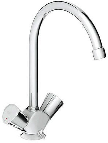 MITIGEUR CUISINE COSTA L GROHE BEC TIRE CHAINE CHROME
