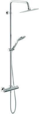 COLONNE DE DOUCHE+THERMOSTAT TYKO 24CM NOBILI CHROME 16L/MIN
