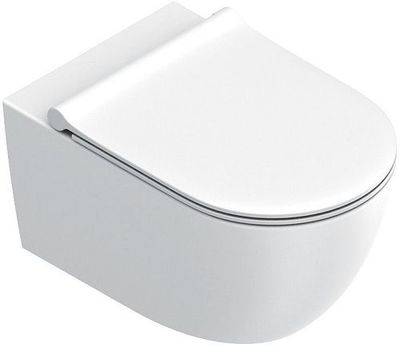 WC SUSPENDU SFERA 55 CATALANO CATAGLAZE+ FIXATION INVISIBLE SILENTECH BLANC MAT