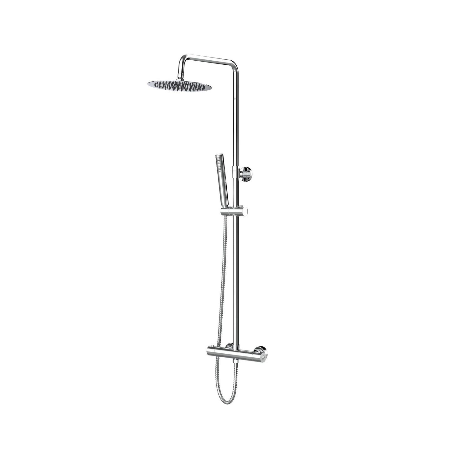 COLONNE DE DOUCHE THERMOSTATIQUE OPTIMA RONDO - BELGAQUA - CHROME
