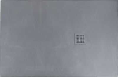 PLAQUE DOUCHE ROCK 90-120-3,5 INCLUSIF GRILLE ANTHRACITE