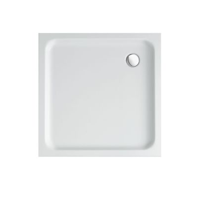 RECEVEUR DE DOUCHE ACRYLIQUE CARRÉ (80X80X15CM) - BLANC
