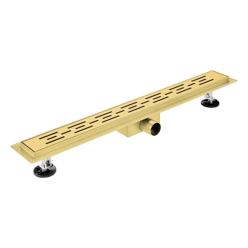 CANIVEAU DOUCHE 50CM CUIVRE OR BROSSE