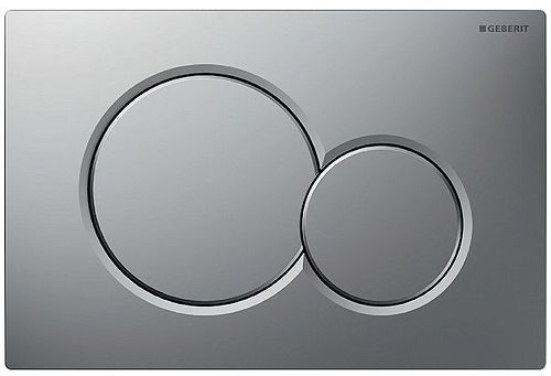 PLAQUE DE COMMANDE 2 TOUCHES SIGMA01 CHROME-MAT