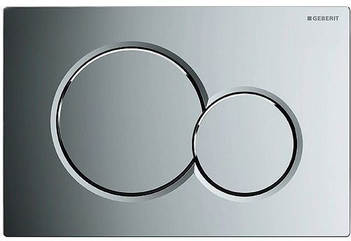 PLAQUE DE COMMANDE 2 TOUCHES SIGMA01 CHROME BRILLANT