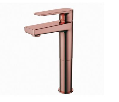 MITIGEUR LAVABO HAUT CUIVRE BROSSE