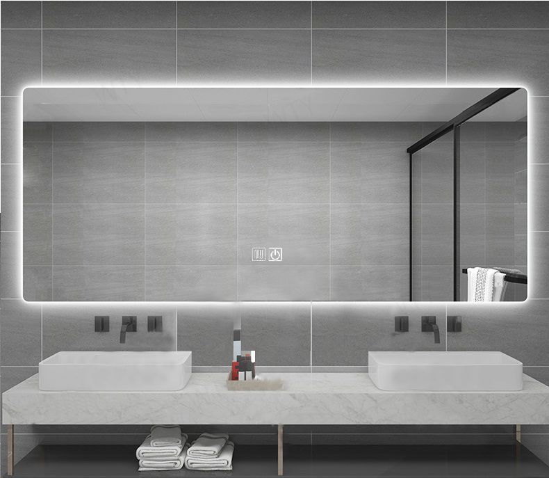 QUEEN MIROIR LED AVEC CHAUFFAGE (160X60CM)