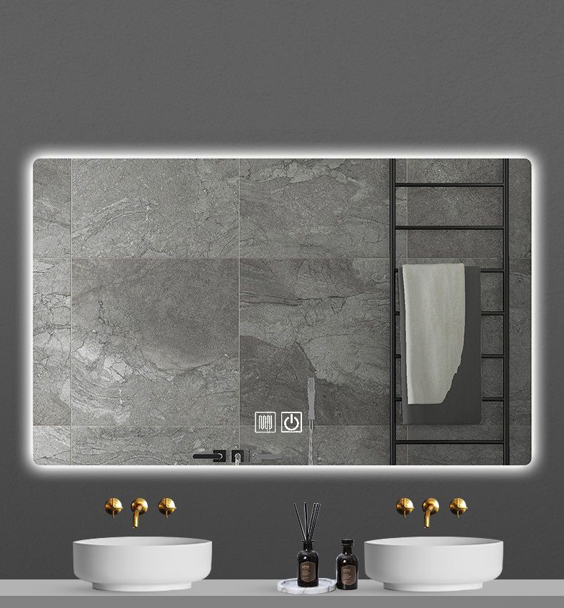 QUEEN MIROIR LED CHAUFFANT (80X60CM)