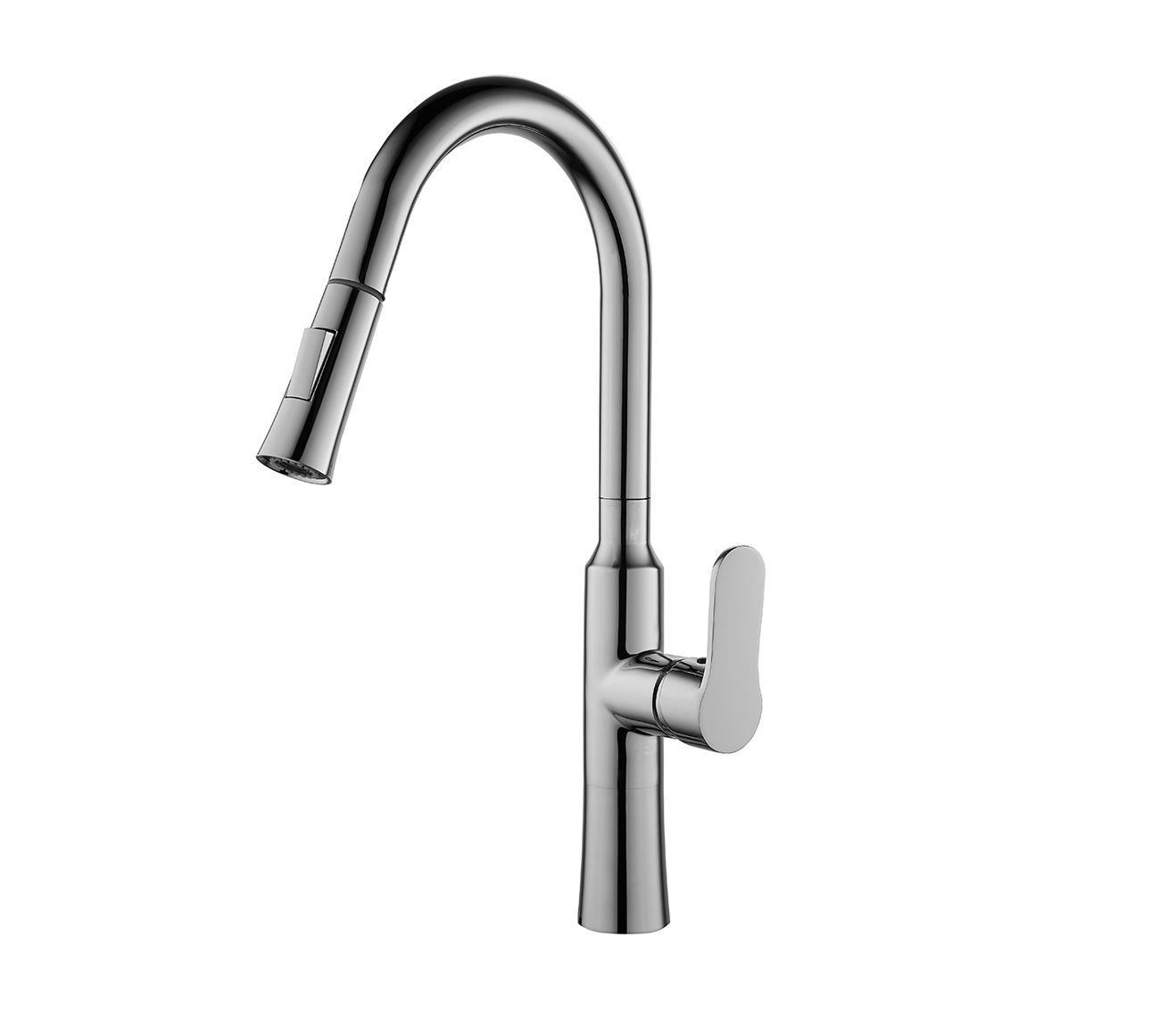 MITIGEUR DE CUISINE AVEC BEC EXTRACTIBLE- CHROME