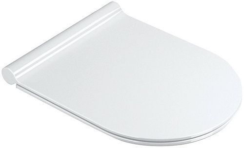 SIEGE WC COMPACT ZERO 46 SLIM CATALANO QUICK-RELEASE SOFT-CLOSE ANTIBACTERIEN BLANC