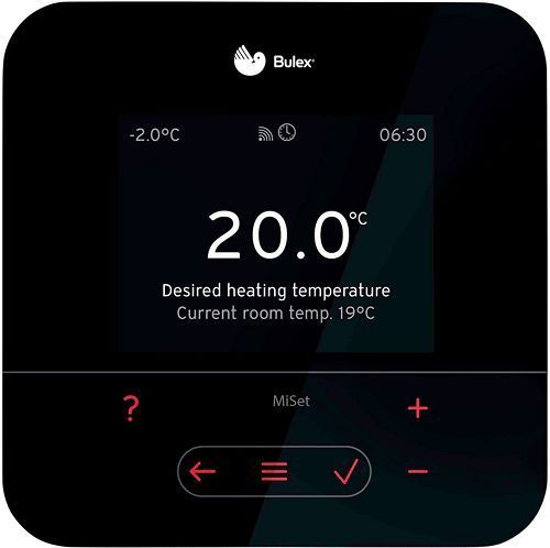 THERMOSTAT D'AMBIANCE MODULANT SANS FILS MISET SRT380F BULEX