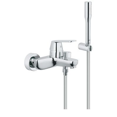 MITIGEUR GROHE BAIN/DOUCHE EUROSMART COSMOPOLITAN MONOCOMMANDE AVEC GARNITURE