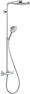 COLONNE DE DOUCHE+THERMOSTAT RAINDANCE SELECT S240 2JET CHROME-BLANC